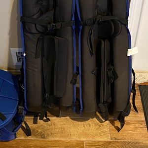 street hockey goalie equipment.